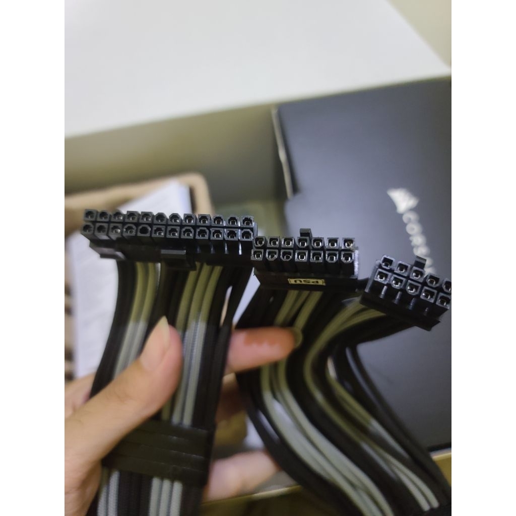 Custom Cable Kabel Modular 24pin PSU Corsair Type 3 HXi AXi AX1200