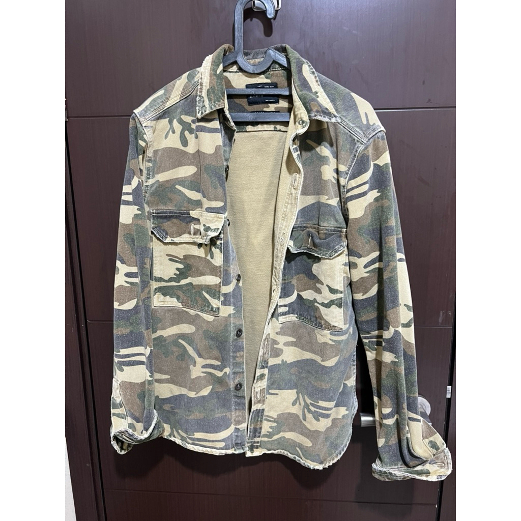 Zara Vintage Camo Jacket