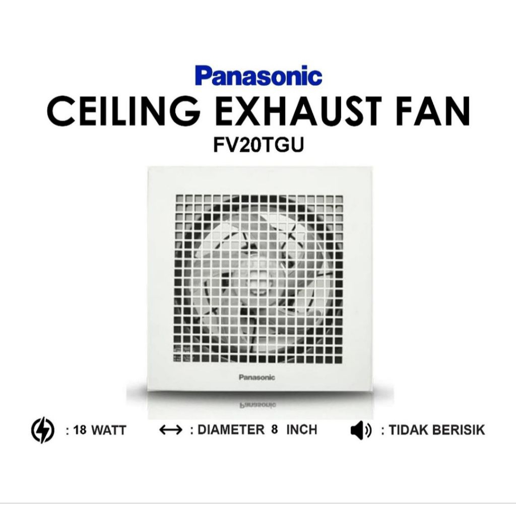 Panasonic Exhaust Fan Plafon Panasonic Fv 20TGU (8"inch)