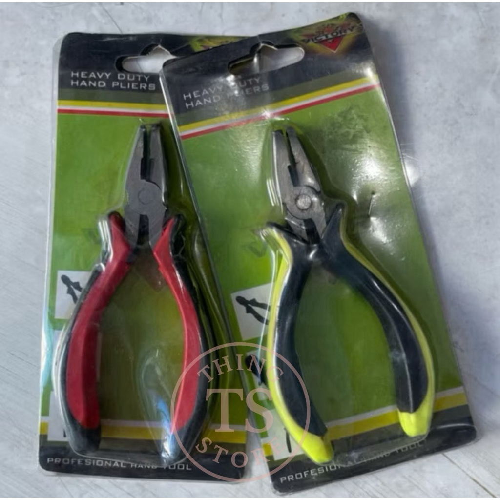 Tang Kombinasi Mini 4 Inch Victory Tools – Tang Kecil Serbaguna / Tang Servis Elektronik / Tang Heav