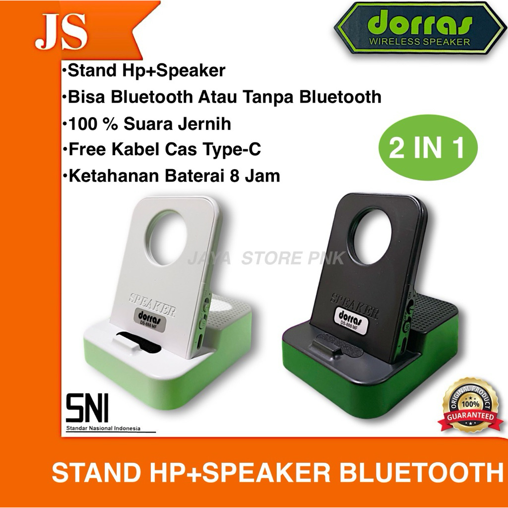 Stand Holder MULTIFUNGSI DORRAS 888 Stand HP+Speaker Bluetooth
