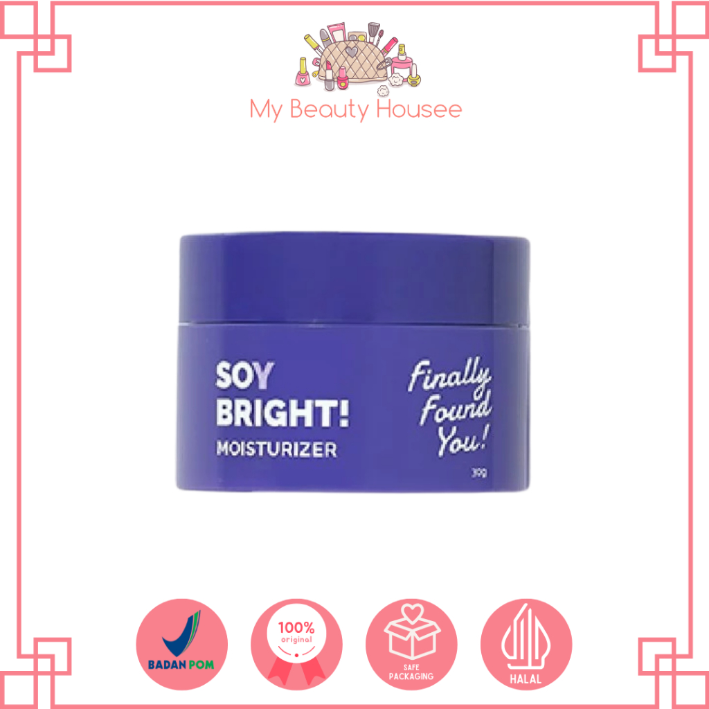 FINALLY FOUND YOU SOY BRIGHT MOISTURIZER - 2IN1 PRIMER MAKEUP GEL PELEMBAB KRIM SIANG & MALAM