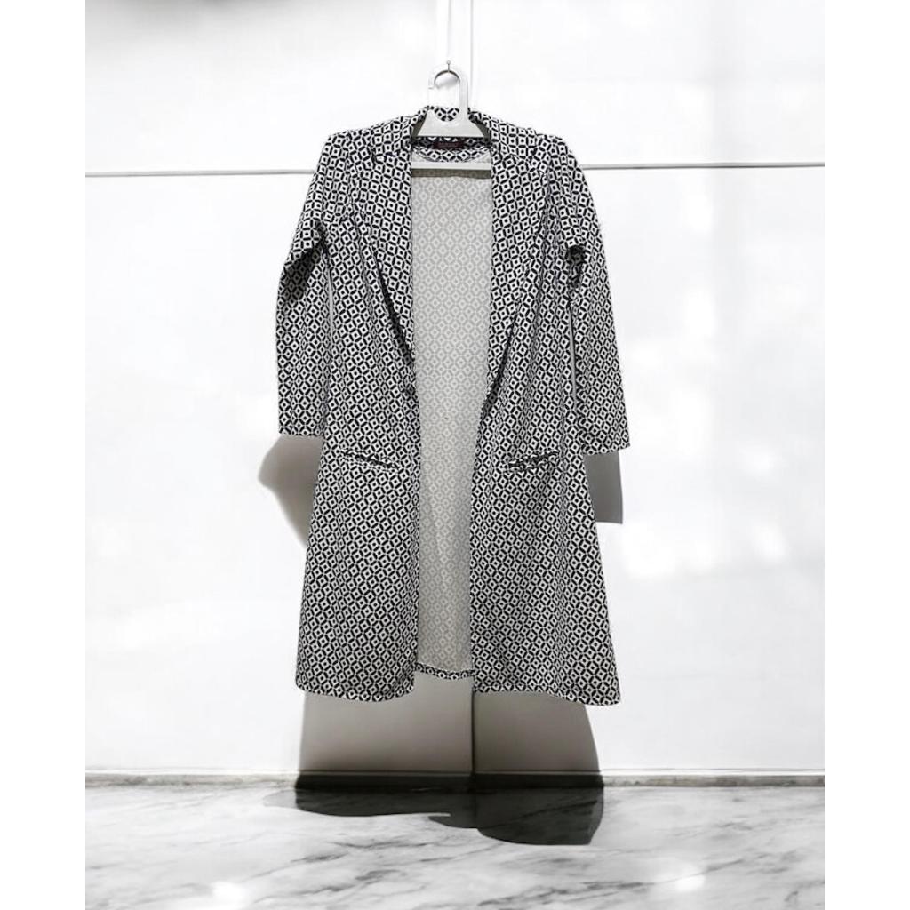 Outer Wanita Biru Dongker