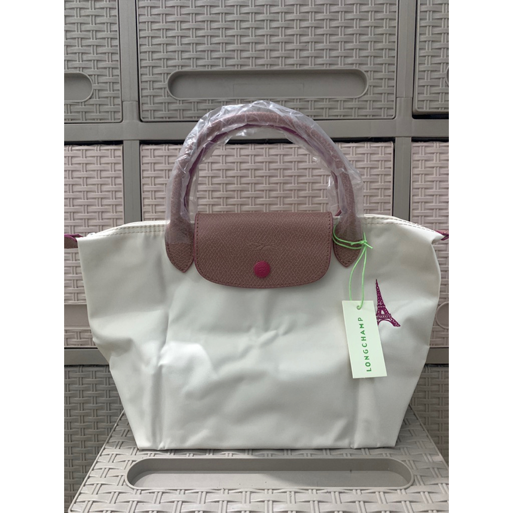 LC SSH MLH PARIS EDITION WHITE PINK / LC LIMITED EDITION / LC TOTE NYLON / TAS TOTE LC PREMIUM / TAS