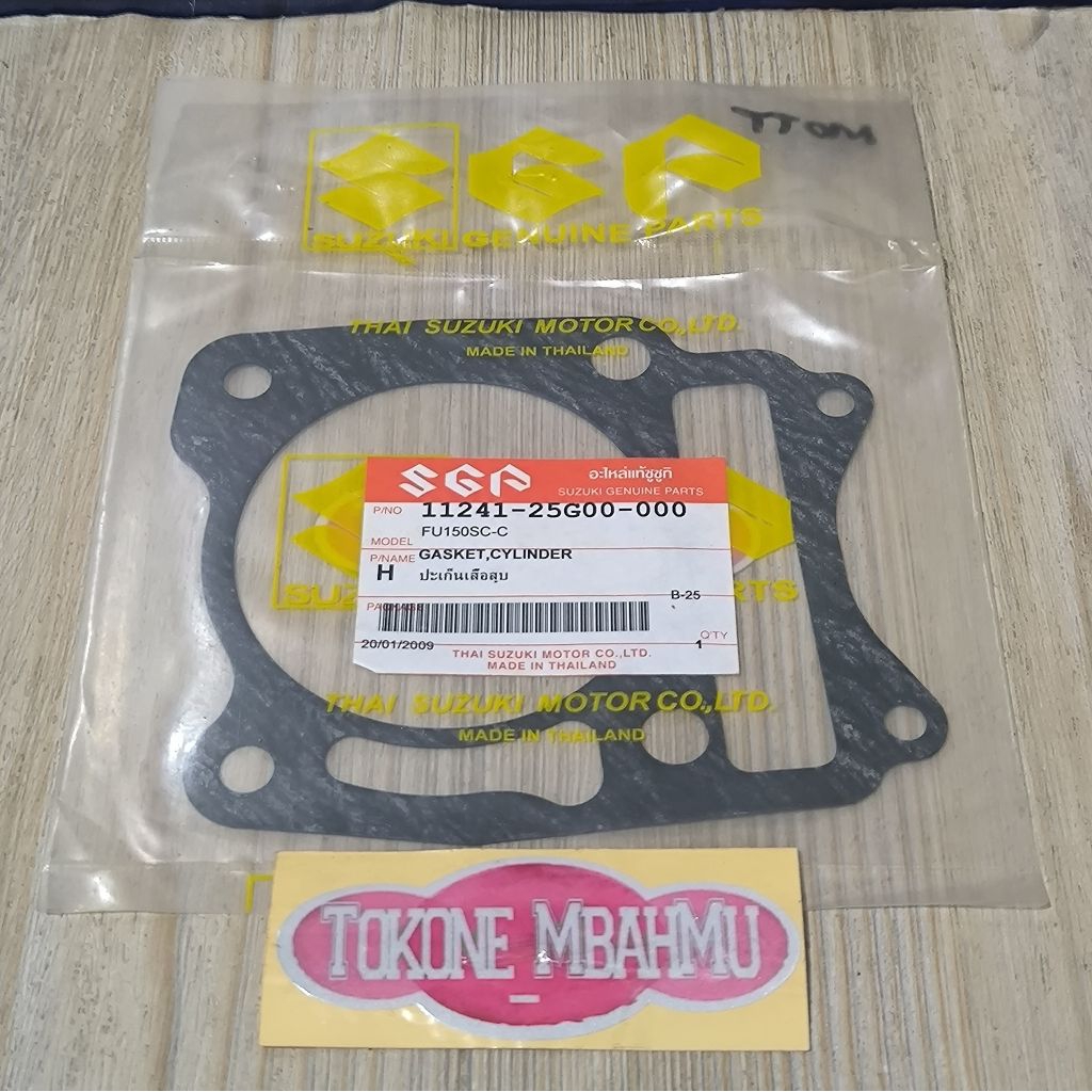 Paking Packing Perpak Gasket Cylinder Blok Block Seher Bawah Suzuki Satria FU 150 Karbu Karburator O