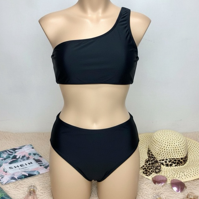 One Shoulder Bikini Beach Wear One Set 0040