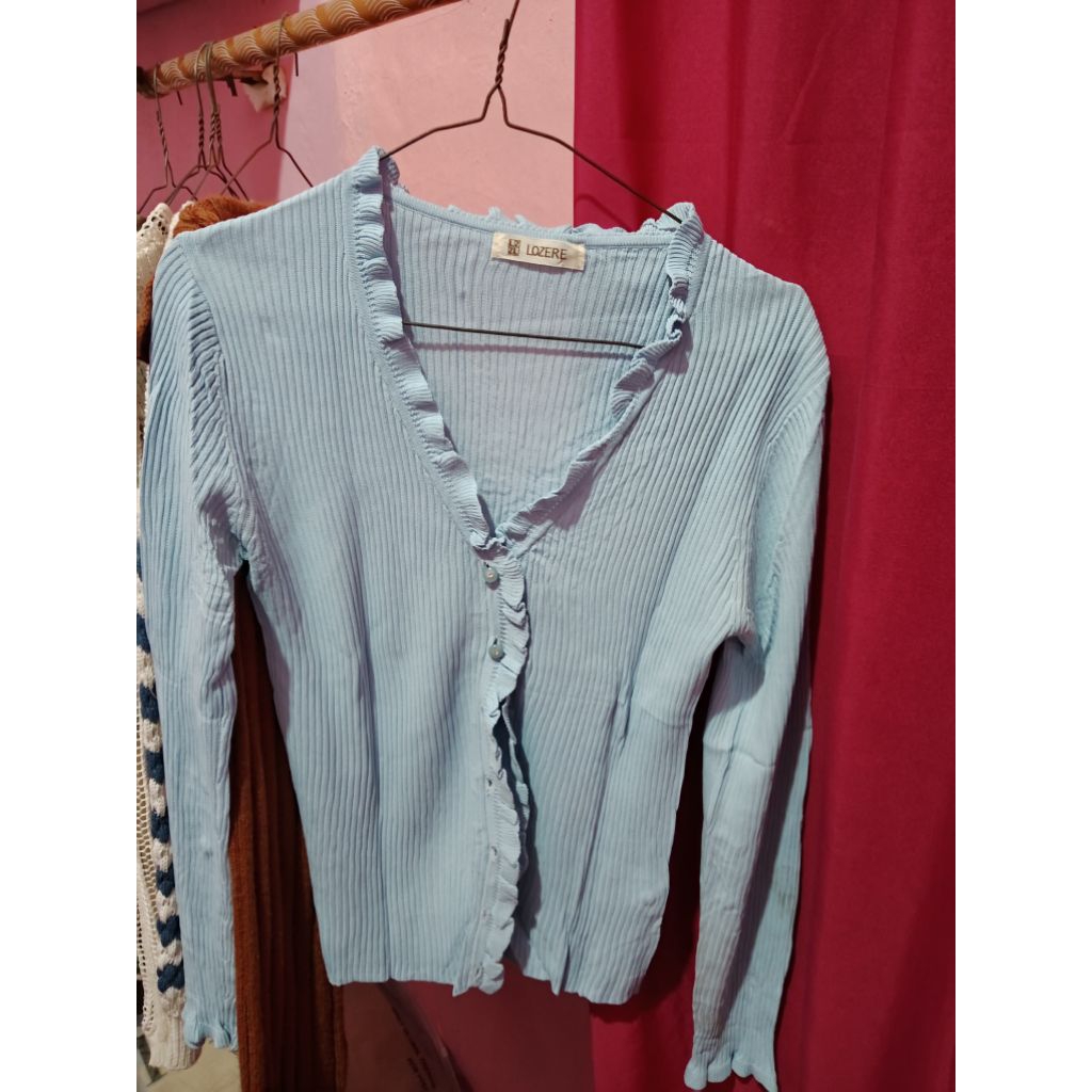 cardigan baby blue