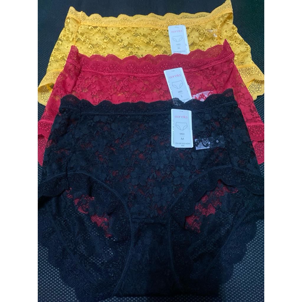 PANTY LACE SORELLA MIDI M L XL