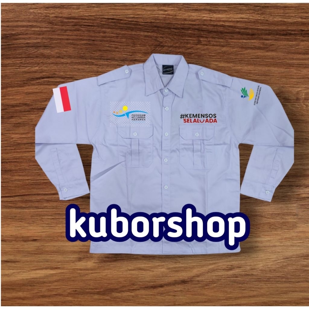 kemeja pkh kemeja kemensos baju pdh pkh kemensos full bordir