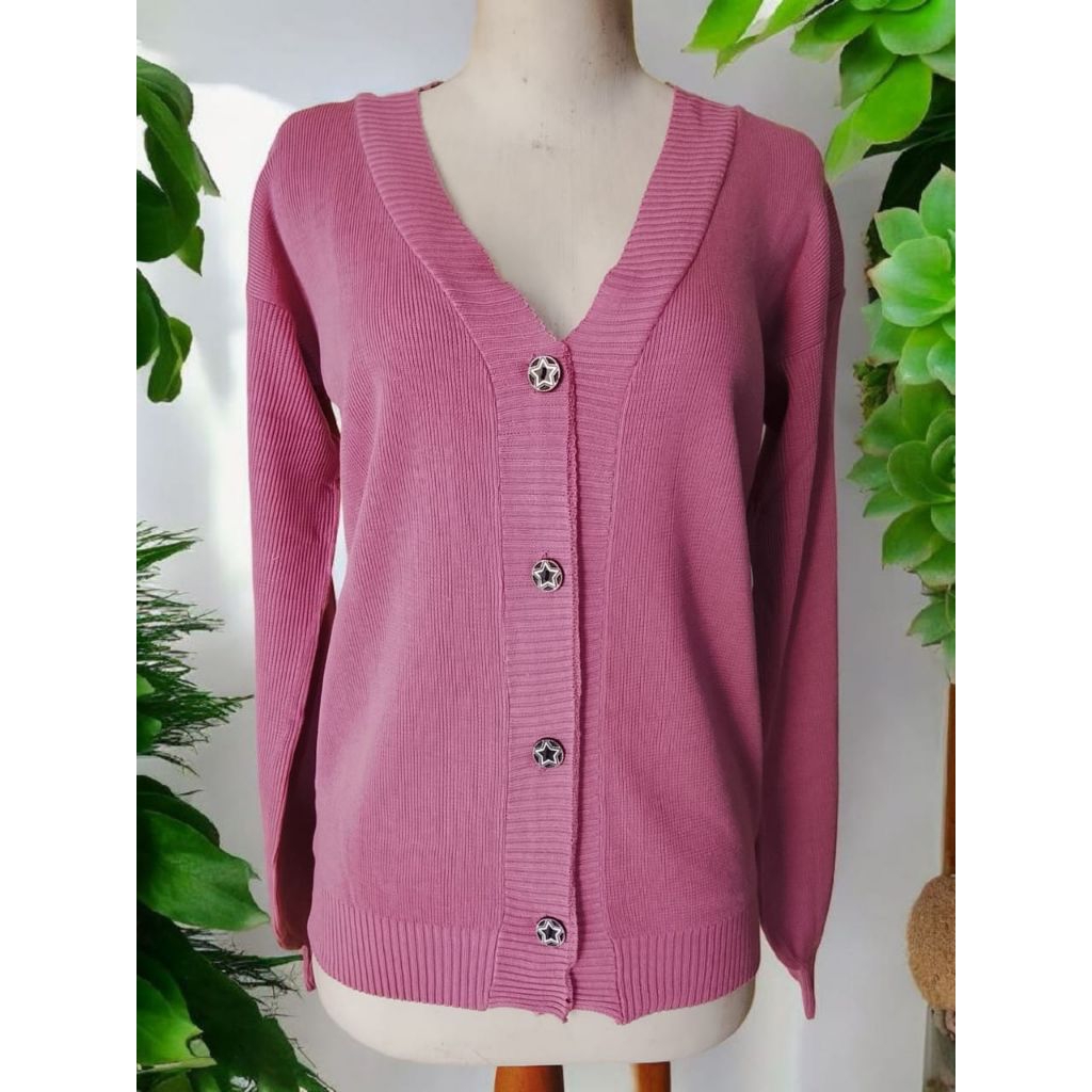 CARDIGAN RAJUT KANCING/CARDIGAN RAJUT WANITA/CARDIGAN CROP/CARDIGAN RAJUT/SWEATER WANITA /SWEATER RA