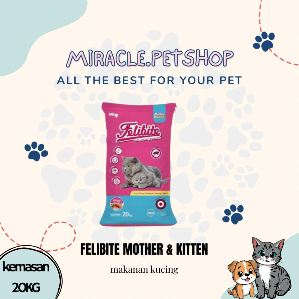 Makanan Kucing - Felibite Mother & Kitten 20kg Freshpack