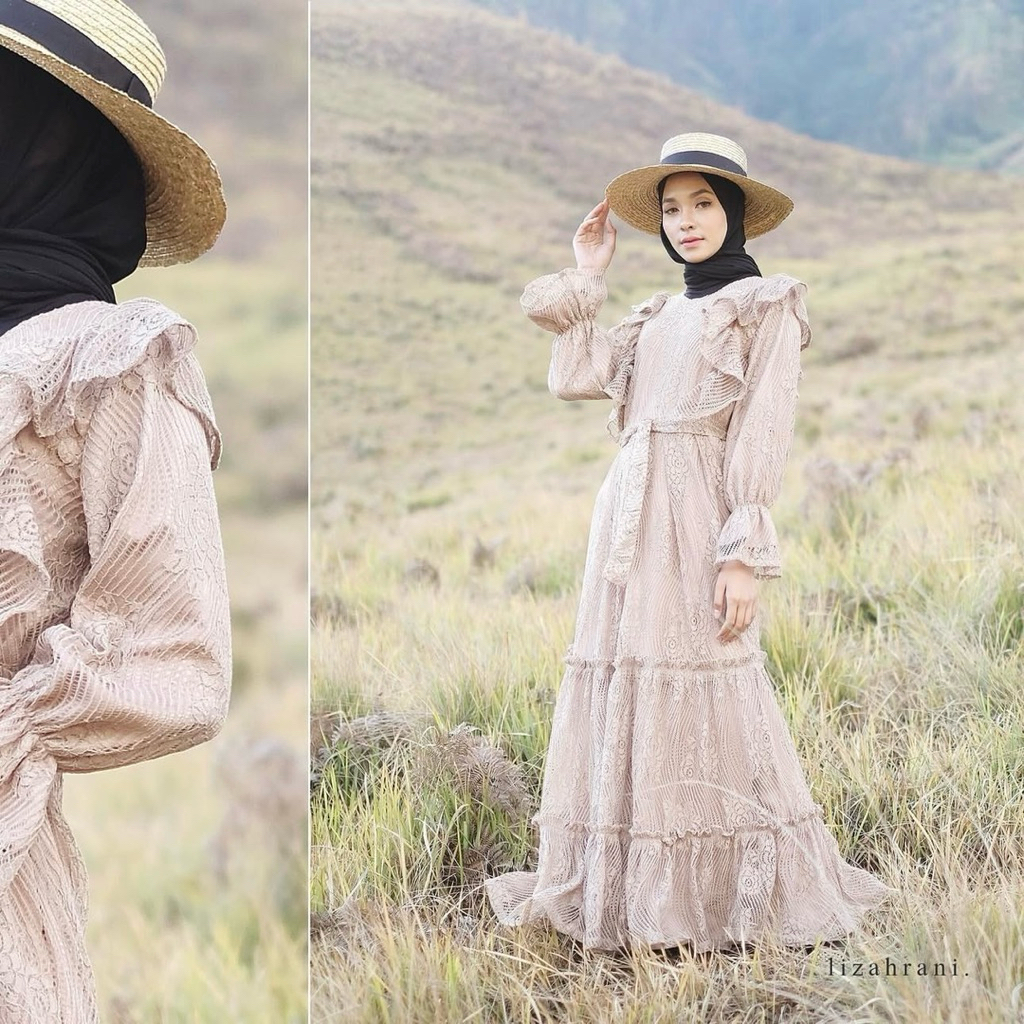 NEW - Maxi Dress Gamis Mewah Lizahrani