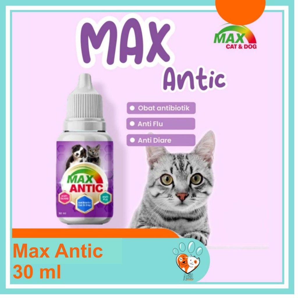 Obat Antibiotic Kucing Anjing MAX ANTIC Obat Antibiotik axel