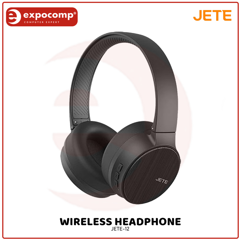 HEADPHONES WIRELESS JETE 12 HEADSET BLUETOOTH JETE 12 WIRELESS NOISE CANCELLATION