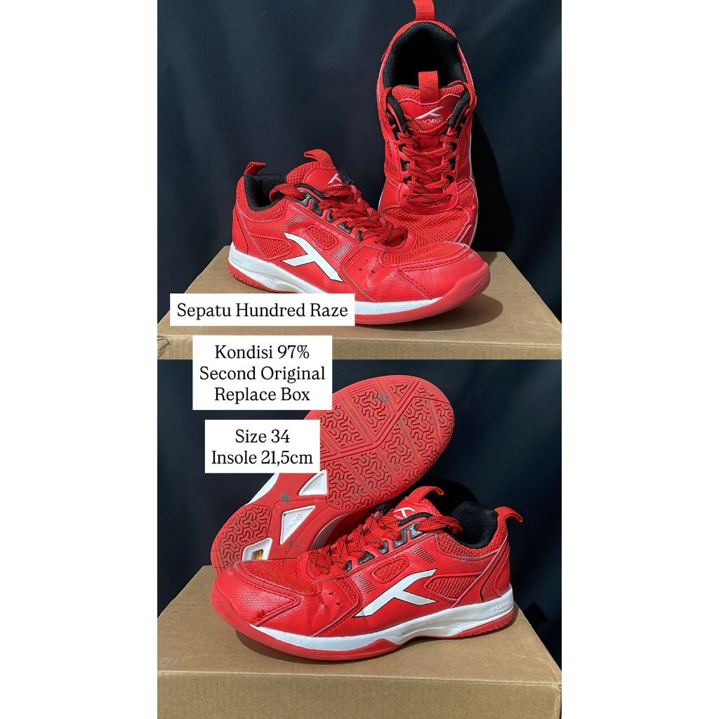 Sepatu Badminton Hundred Raze