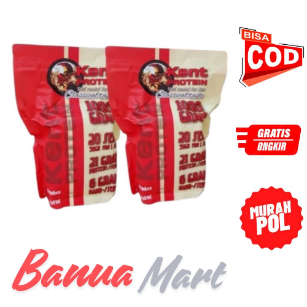 Whey Kent protein BUBUK KEDELAI 1000 GRAM