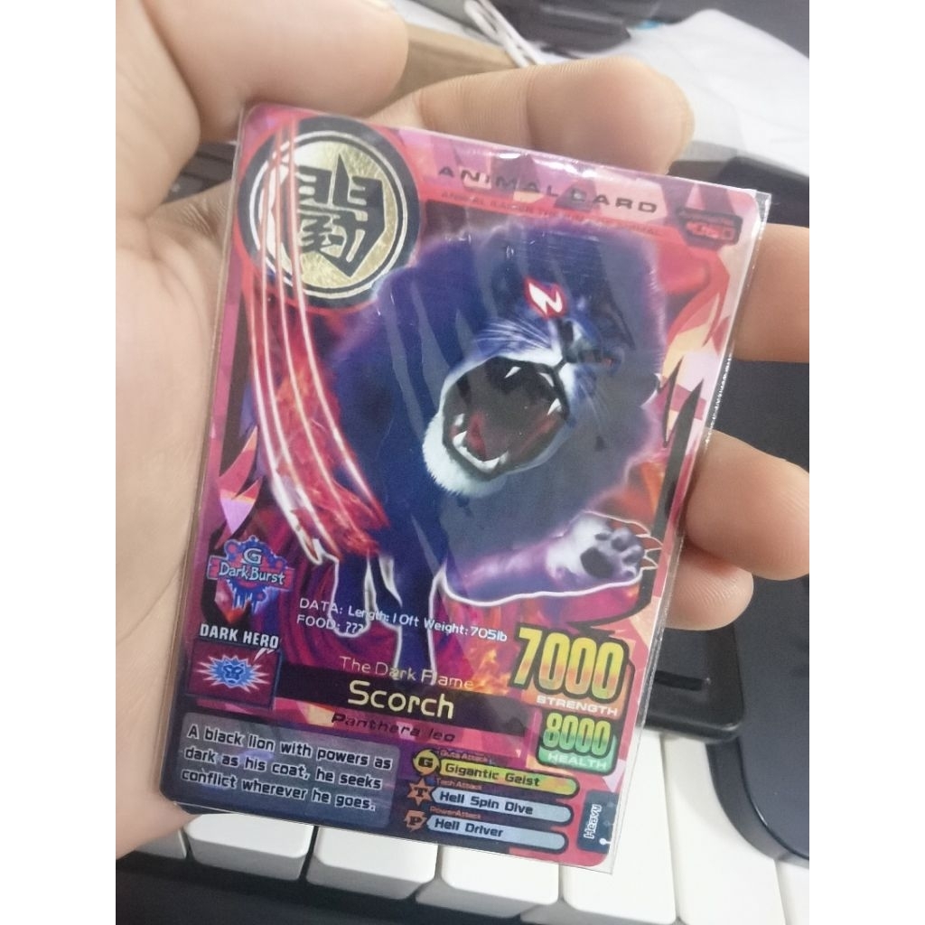 Animal Kaiser Scorch Ver 5 Ultra Rare replica/salinan