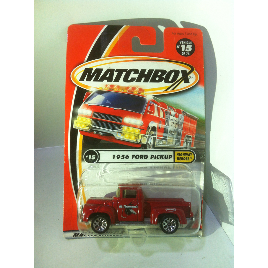 Matchbox. 2001 Highway Heroes - 15. 56 Ford Pick-Up Pickup 1956. 10SpFlower by MATTEL