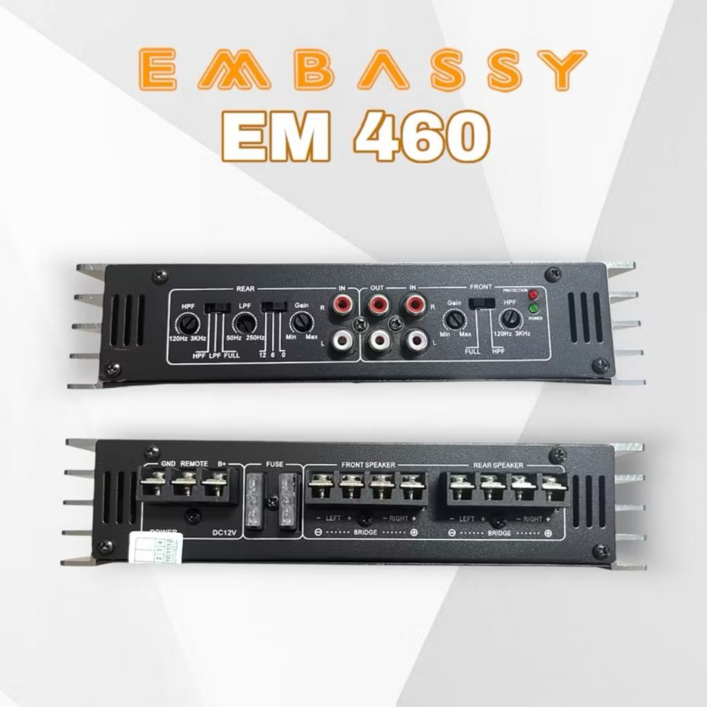 POWER EMBASSY AMPLIFIER 4CH EMBASSY EA 460