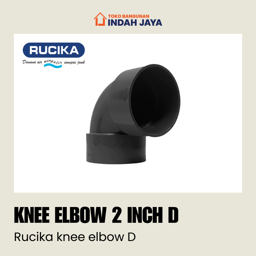 KNEE D PVC 2 Inch RUCIKA / ELBOW D