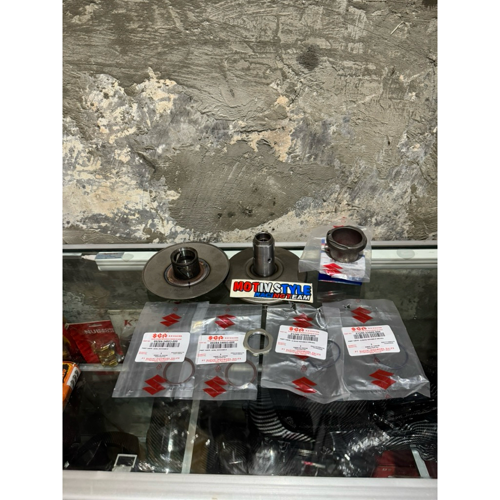 pully belakang Suzuki skywave hayate spin skydrive