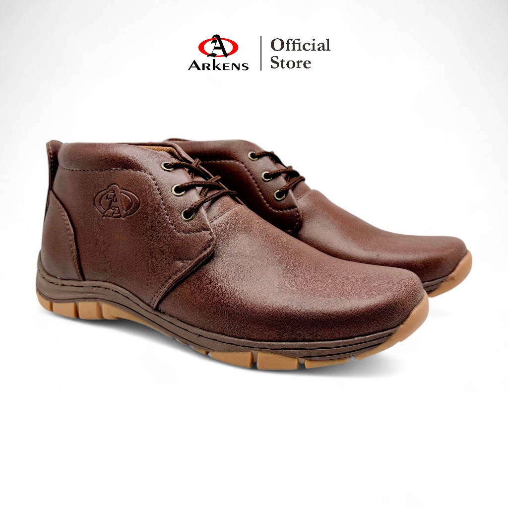 ARKENS AB-2003 SEPATU KULIT BOOT SEPATU KASUAL SEPATU KERJA SEPATU KANTOR PRIA DEWASA BOOT
