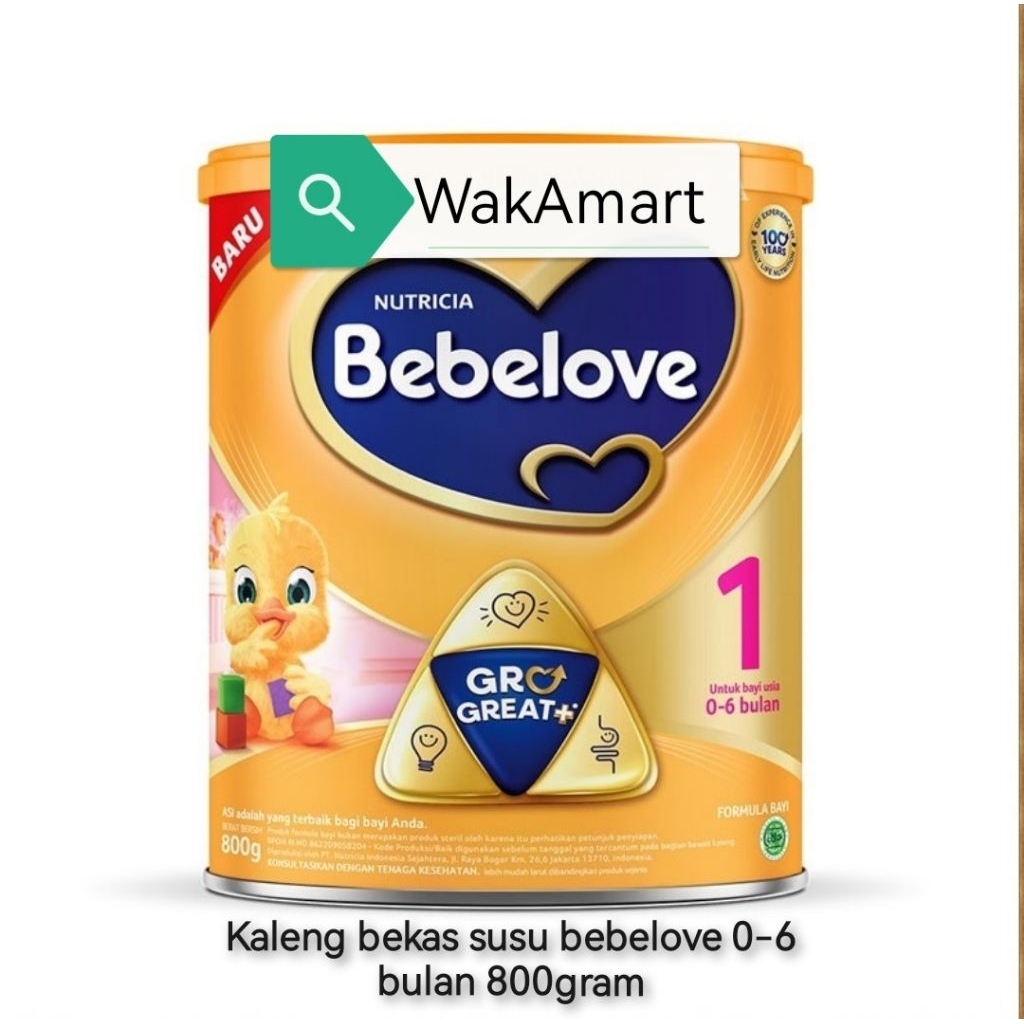 Kaleng bekas susu nutrilon royal Kaleng bekas bersih tanpa karat Size 800gram