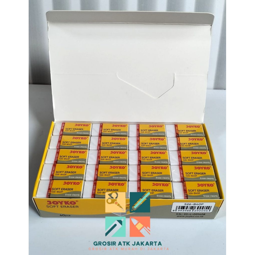 PENGHAPUS JOYKO B40P/PENGHAPUS JOYKO PUTIH/PENGHAPUS JOYKO