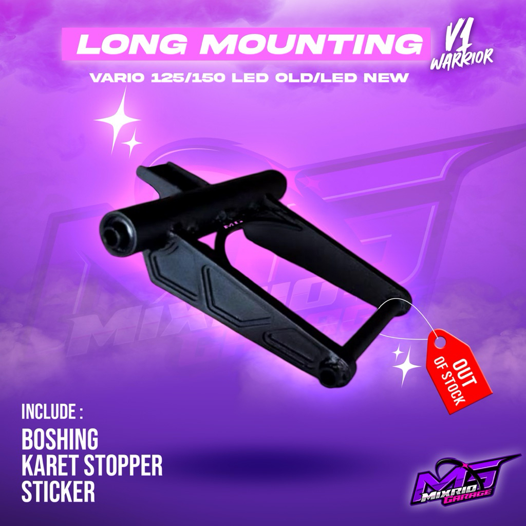 Mounting Panjang Vario 125/Vario 150, LED OLD, LED NEW