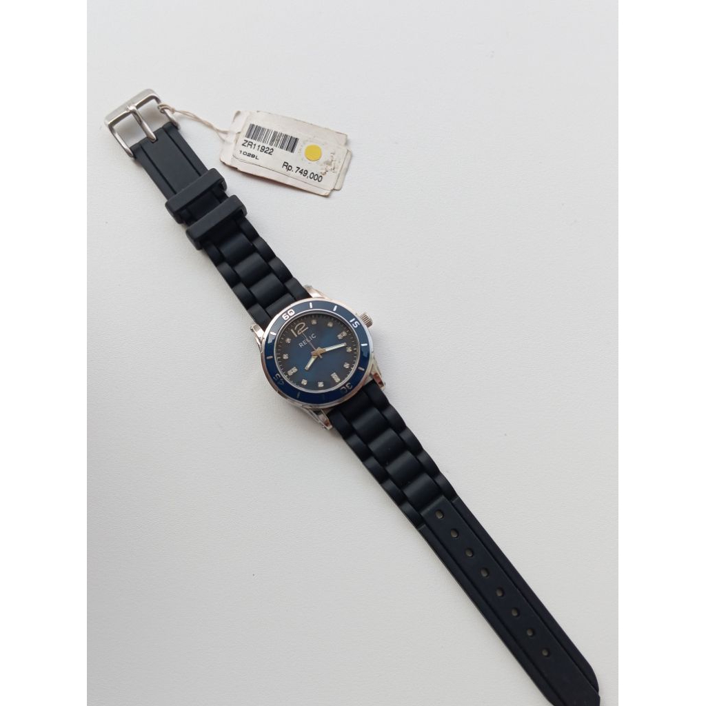 jam tangan relic sporty blue with tag