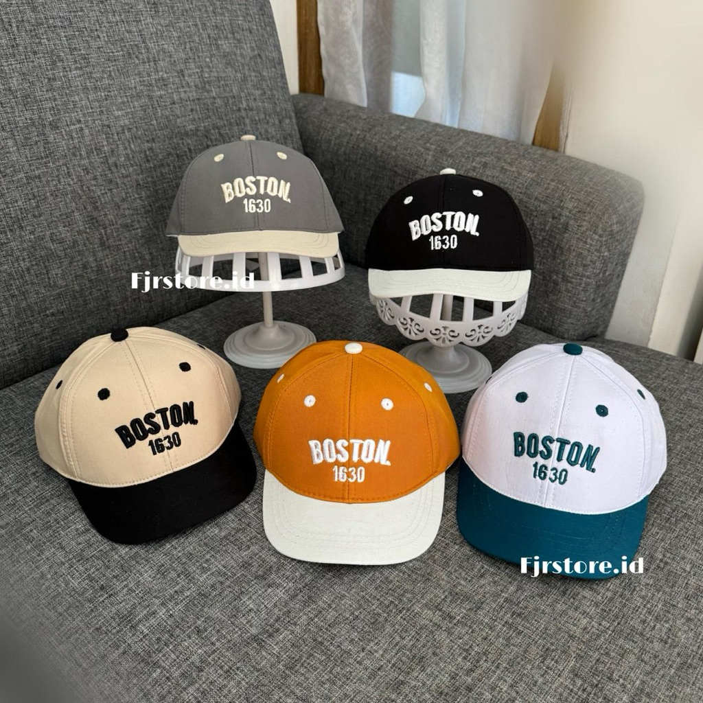 Topi Anak Bordir Boston Topi Anak Bayi Laki-laki Perempuan Model Korea Style Terbaru Promo
