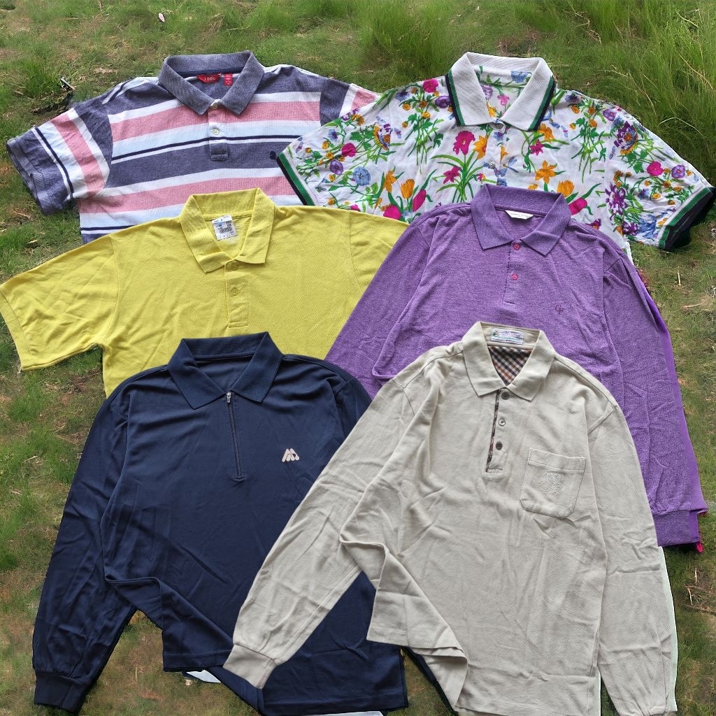 [VOL. 18] POLO SHIRT / KAOS POLO / KAOS KERAH / KAOS KERJA / KAOS JERSEY SECOND PRELOVED THRIFT THRI