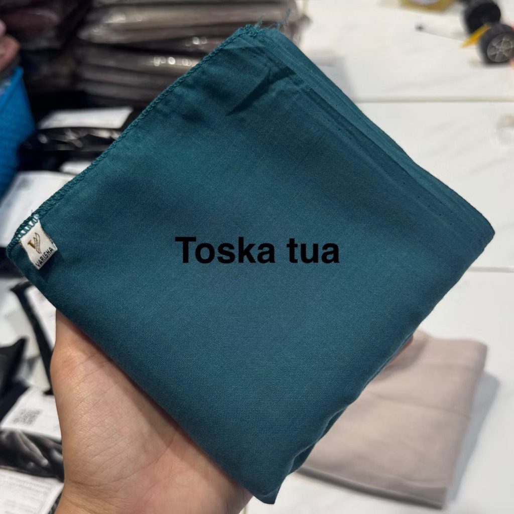 Hijab Segi Empat Paris Jadul Tosca Tua
