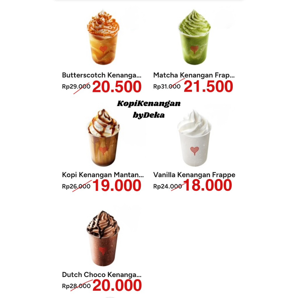 DISKON KOPI KENANGAN TOMORO FORE JANJI JIWA