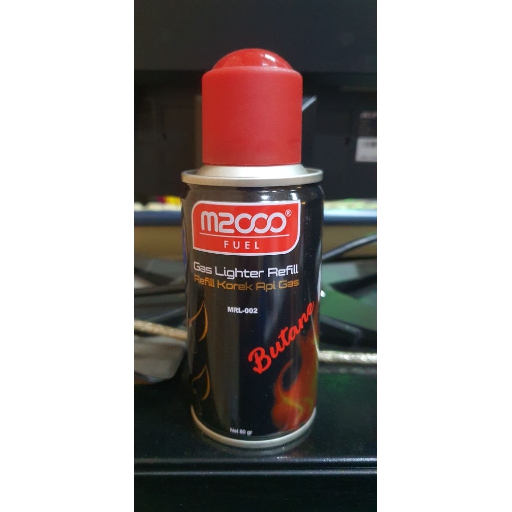 M2000 Fuel Gas Lighter Refill / Refill Korek Apo Gas MRL-002 80gr