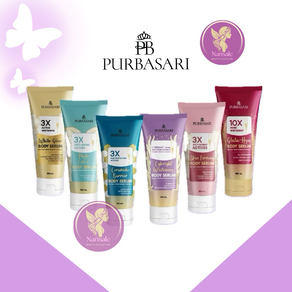 Purbasari Body Serum Lotion 180ml / Body Lotion Viral