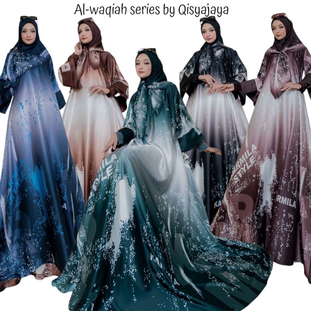 ALWAQIAH Set Hijab / HARAMAIN Set Outer Hijab by QisyaJaya