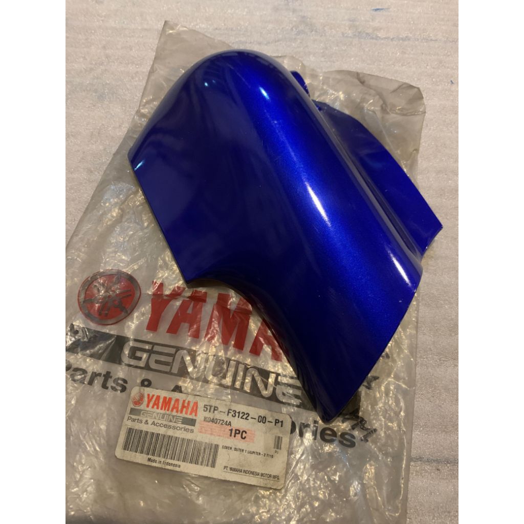 Cover Spakbor Cover Tutup Shock Depan Biru Jupiter Z Kiri 5TP-F3122-00-P1