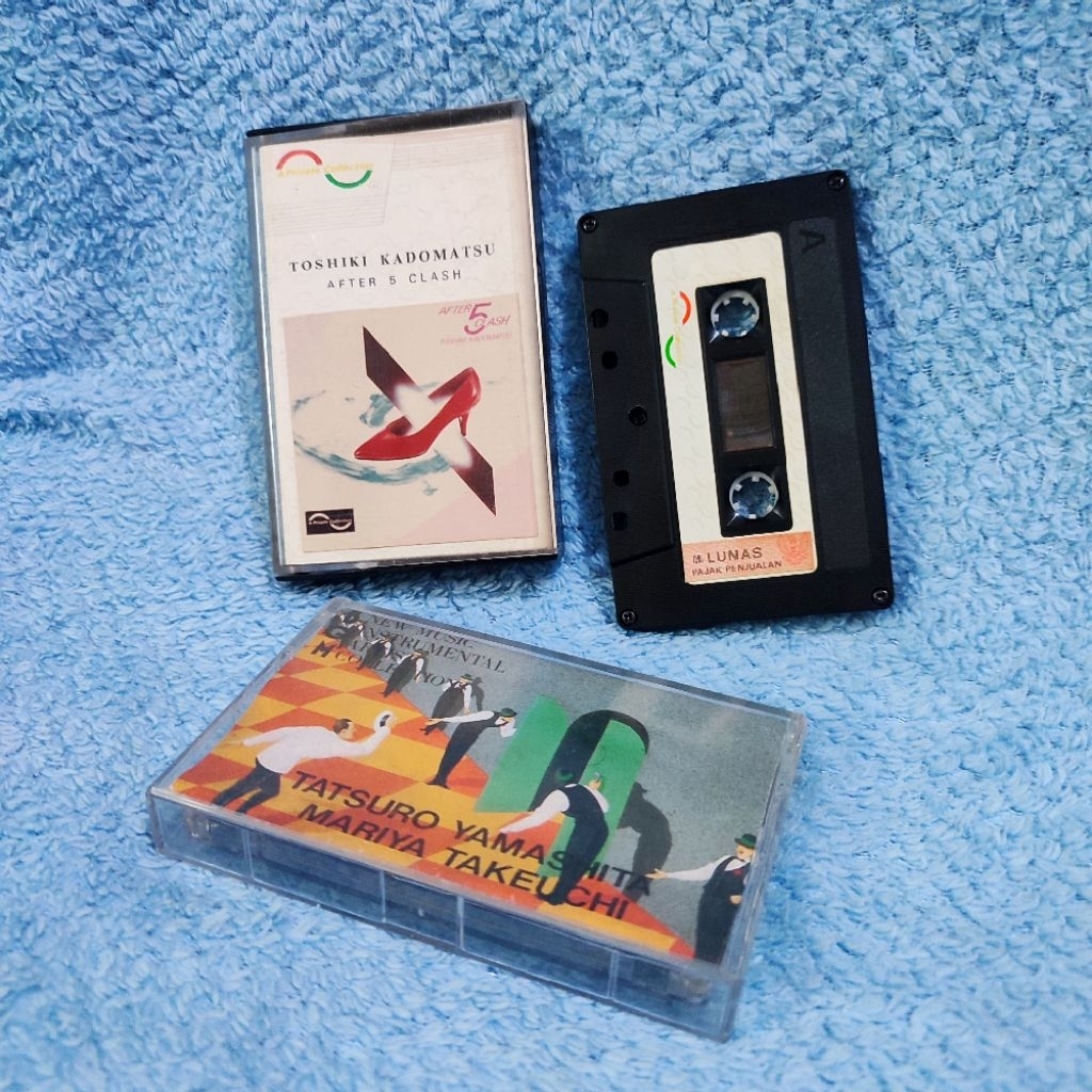 Kaset Pita Jepang City Pop Toshiki Kadomatsu After 5 Clash Bonus Tatsuro Yamashita Mariya Takeuchi R