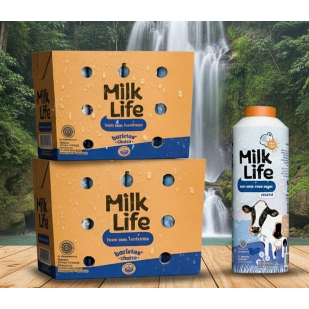 SUSU MILKLIFE FRESH MILK BARISTAS CHOICE 1 LITER SUSU SEGAR MILK LIFE 1 karton dus