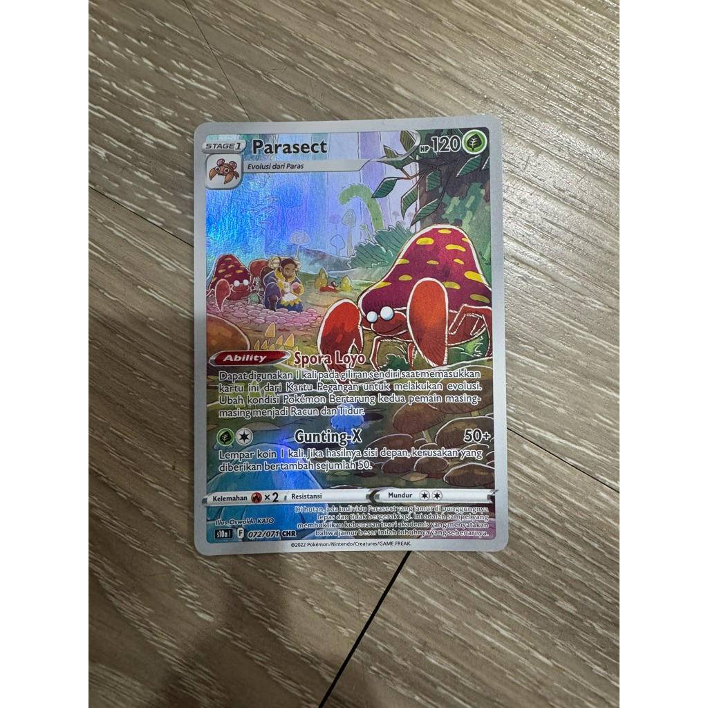 kartu pokemon card Parasect 072/071 CHR