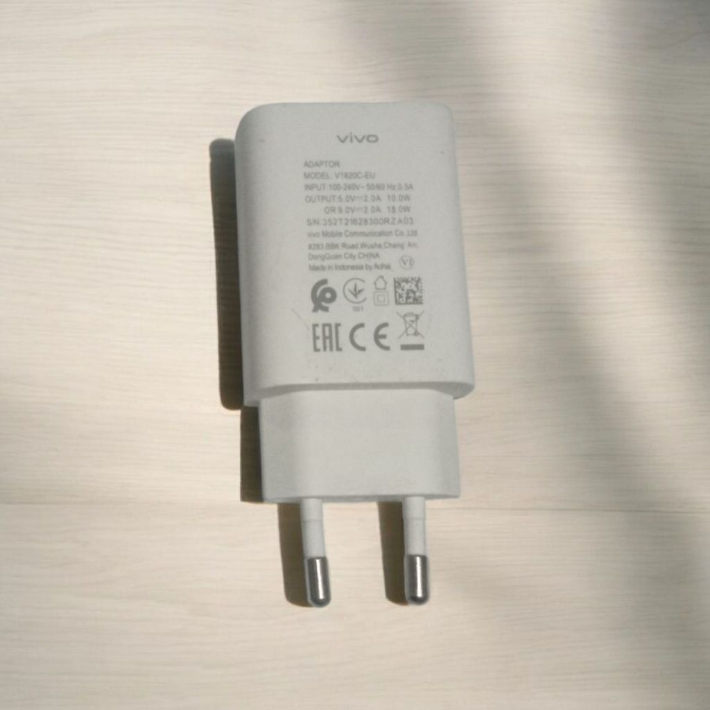 Charger VIVO 2A 18W Fast Charging Ori Second bawaan HP Tanpa kabel
