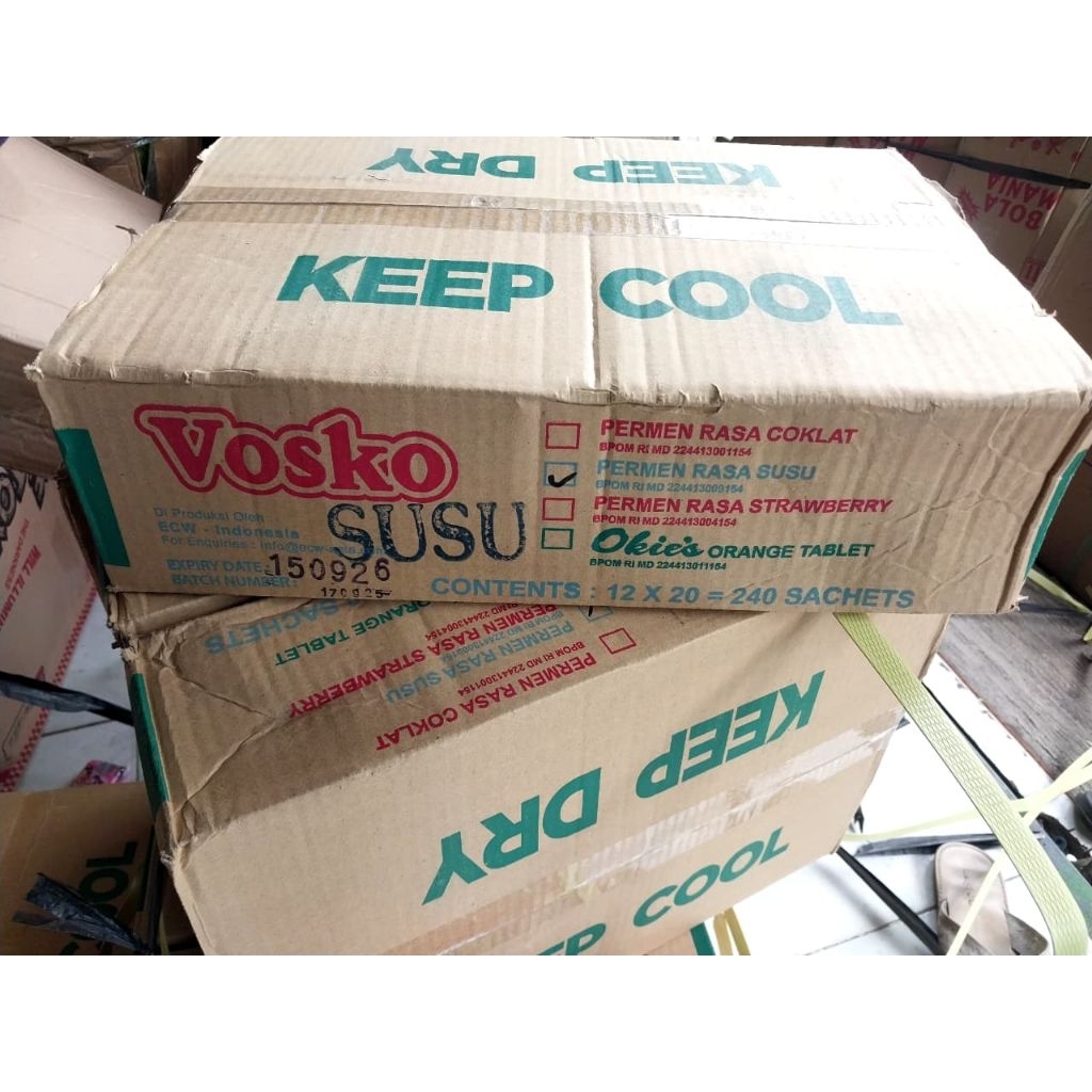 permen vosko susu/permen jadul 20 lembar