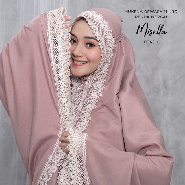 qaydstoreid - BELI 1 GRATIS 1 Mukena 2in1 Misella Renda Mewah