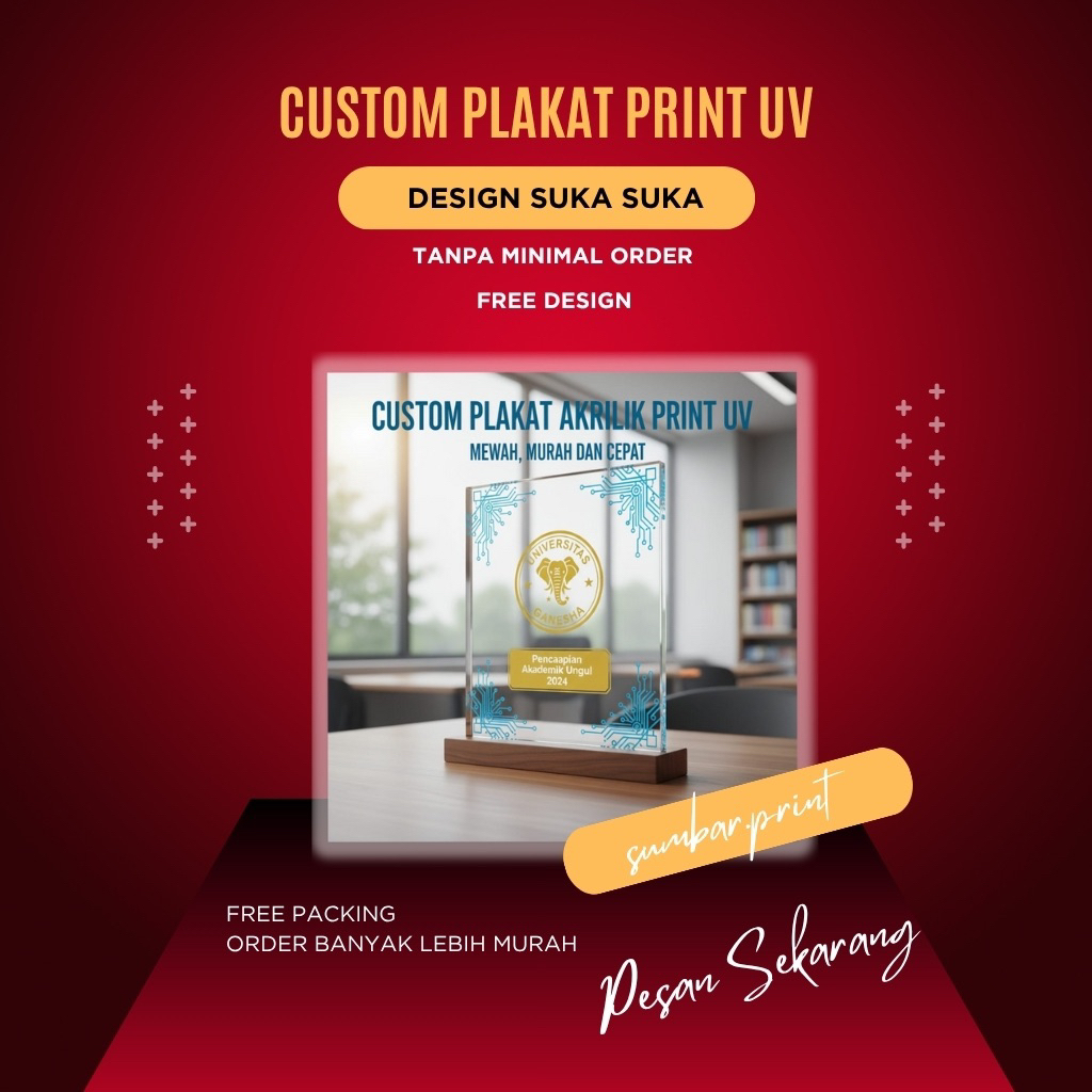 CUSTOM PLAKAT AKRILIK PRINT UV