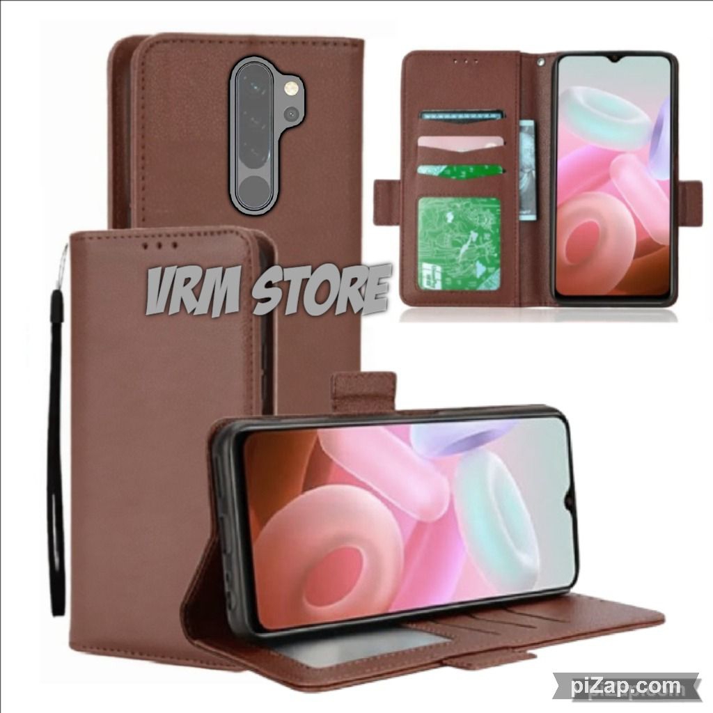 Case Dompet Hp Xiaomi Redmi 9 Case Dompet Casing Hp Flip Kulit Case Wallet Leather Cover
