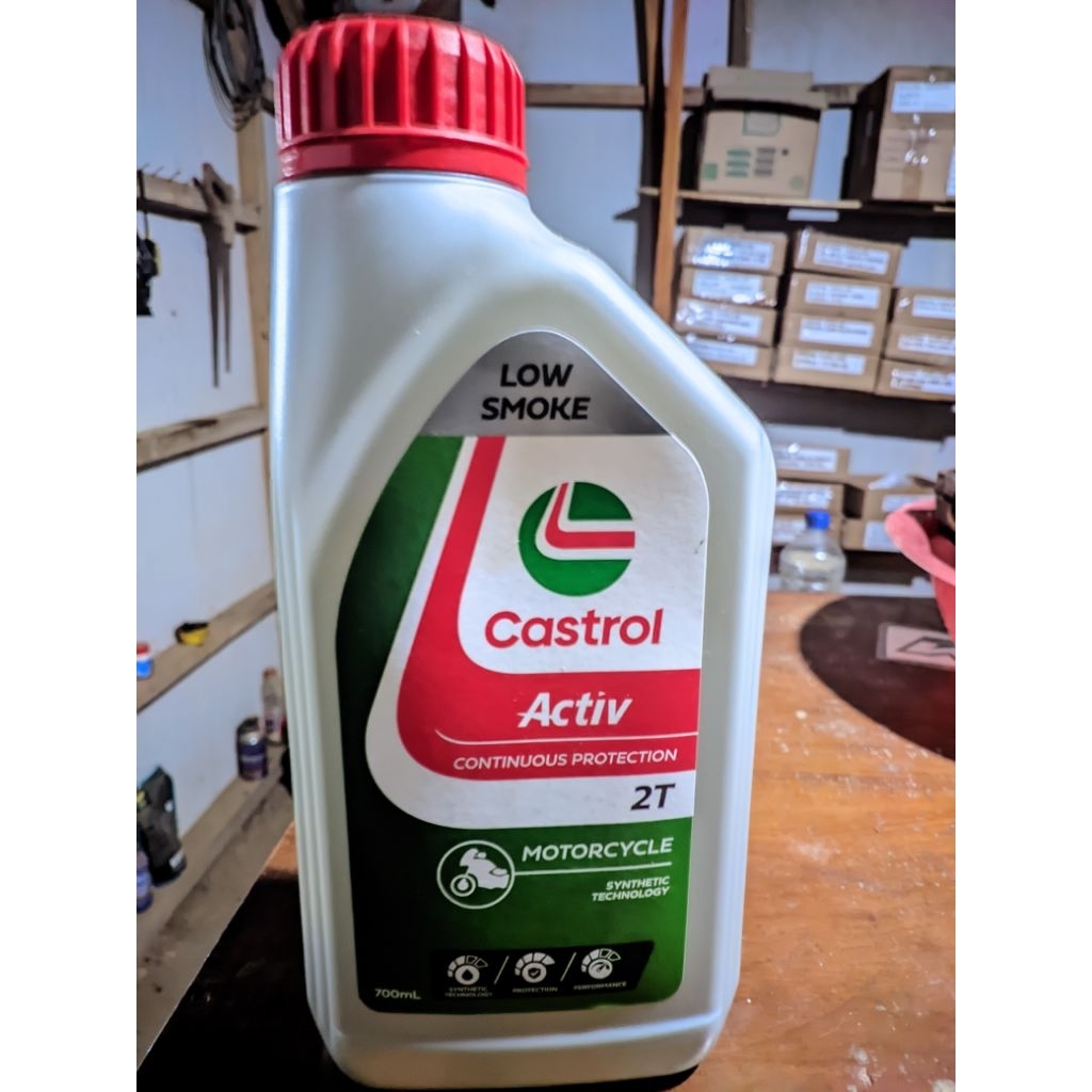 oli samping CASTROL ACTIV 2T low smoke