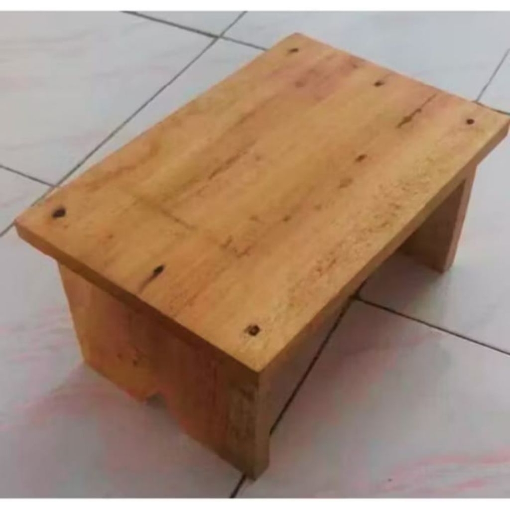 kursi jongkok minimalis kayu jati belanda