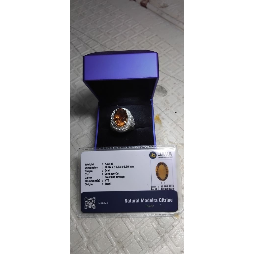 natural madeira citrine