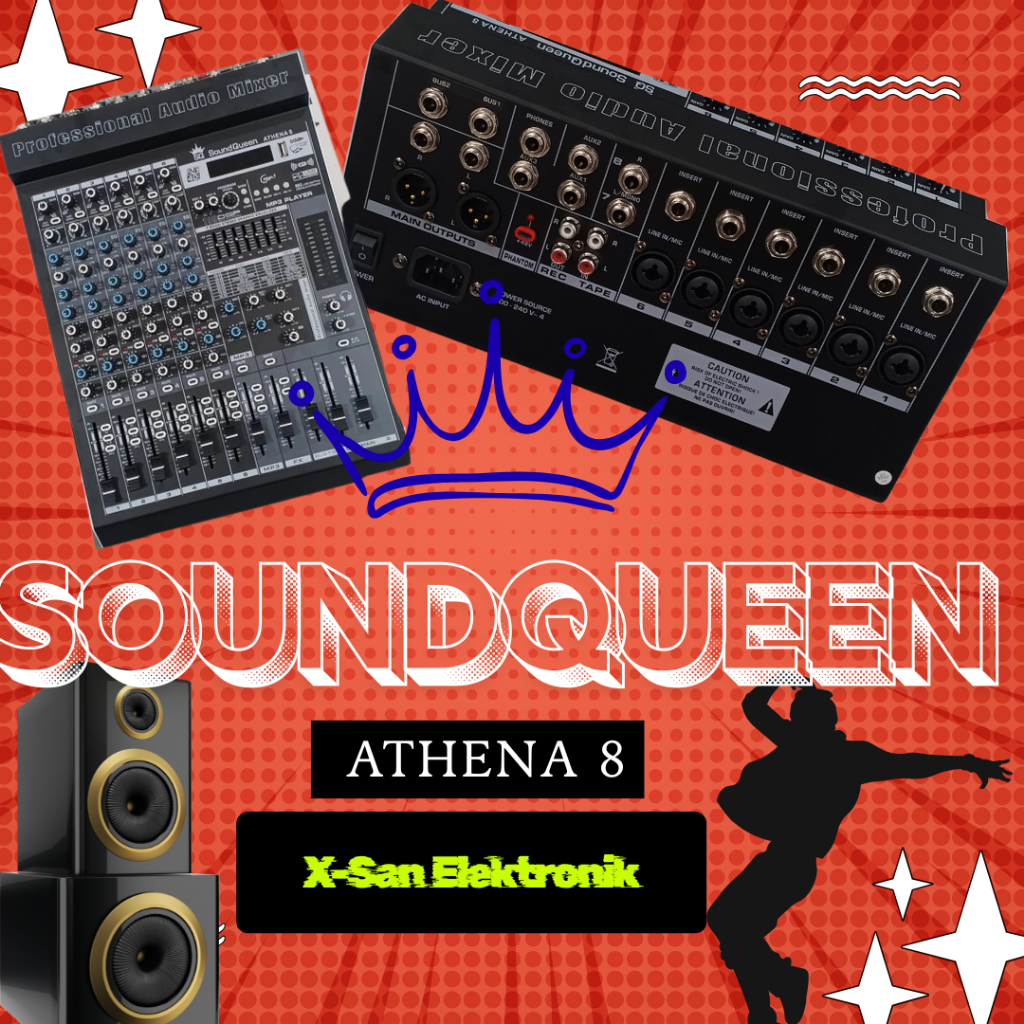 Soundqueen Athena 8 Mixer Sound System